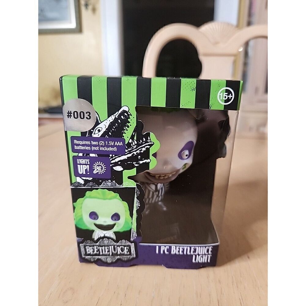 BEETLEJUICE VINYL FIGURE LIGHT 003 LIGHTS UP HORROR SERIES 1